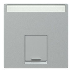 Merten Centrální deska datové zásuvky 1xRJ45 Aluminium SCHNEIDER MTN465860