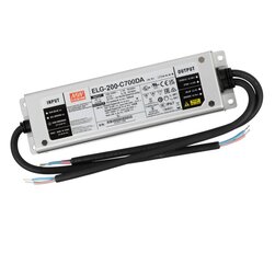 Stmívatelný proudový zdroj 200W 95-190V 1,05A MEAN WELL ELG-200-C1050DA