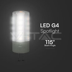 LED Spotlight SAMSUNG Chip G4 3,2W Plastic 6400K VT-234, V-TAC SKU21133