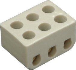 SEZ-CZ 6112-06 Svítidlová spojka keramická 3x4mm