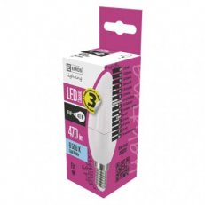 LED žárovka Classic svíčka E14 5W (40W) 470 lm studená bílá EMOS ZQ3222