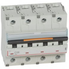 DX3 JISTIČ, 4 PÓLOVÝ, CHAR. C,100A 25KA LEGRAND 409802