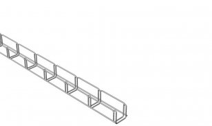 Žlab MERKUR 2 50/50 "A2"-vzdálenost 2m