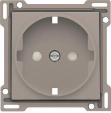 Kryt zásuvky ''schuko'' s dětskou pojistkou-BRONZE NIKO 123-66901
