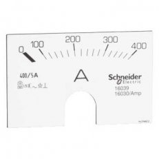Schneider 16039 AMP stupnice ampérmetru 0-400A