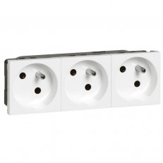 MOSN ZÁS. 3X2P+T BÍLÁ 6M BS LEGRAND 077165