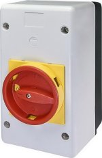 Ochranný kryt červená/žlutá MPEE55G-E IP55 uzamykatelný ETI 004648034