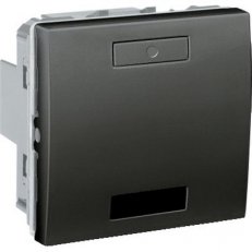 KNX Unica TOP multifunkční tlačítko 1-nás. s IČ přijímačem grafit MGU3.532.12