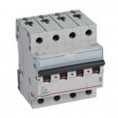 TX3 JISTIČ, 4 PÓLOVÝ, CHAR. C, 13A 6000A LEGRAND 403561