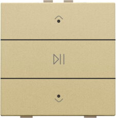 NHC 1násobný AUDIO ovladač + LED - GOLD NIKO 221-52073
