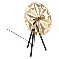 Stolní svítidlo CASTANUELO 1xE27 černá/zlatá 40W IP20 EGLO 43808