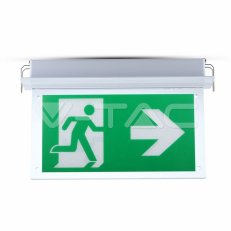2W LED Recesed Fixed Emergency Exit Ligh