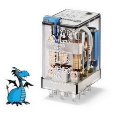 Miniaturní průmyslové relé, DIN, 3P/10A, 220V DC, MA, Au FINDER 55.33.9.220.5010
