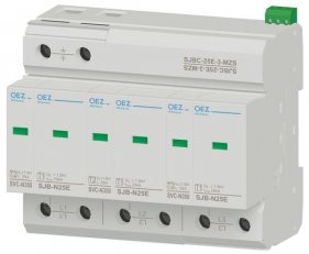 OEZ 38361 Kombinovaný svodič bleskových proudů a přepětí SJBC-25E-3-MZS