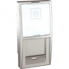 Unica Kryt datové zásuvky AMP,KRONE LUCENT a ATT (Avaya)1M Aluminium MGU9.461.30