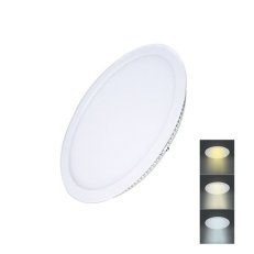 LED mini panel CCT podhledový 12W 900lm 3000K 4000K 6000K kulatý SOLIGHT WD140