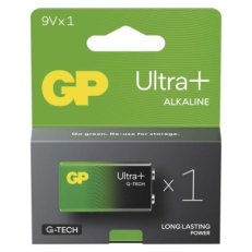 Alkalická baterie GP Ultra Plus 9V (6LF22) B03511