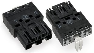 Zástrčka S přímým kontaktem PE 3pól. černá WAGO 770-213/002-000