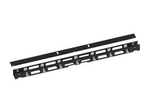 Vertikální vyvazovací žlab 45U kovový s krytem, BK SOLARIX 86033063