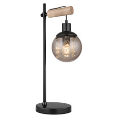 Stolní svítidlo RICHARD černá 1xE27 ILLU, max. 25W 230V GLOBO 15657T