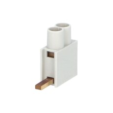 Svorka připojovací AS/2x10-D jazýček dolní dvouvstupová svorka 2x10mm2 63A