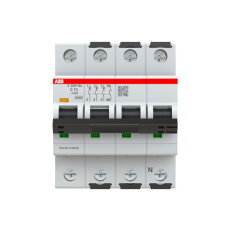 S303P-C13NA 3+N jistič odpojení N vodiče 13 A char. C 25kA ABB 2CDS383103R0134