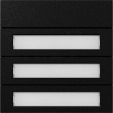 Modul volacího tlačítka 3× System 106 černá m GIRA 5533925