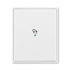 ABB Element,Time Kryt 1násobný symbol stmívání bílá/bílá 6220E-A01004 03