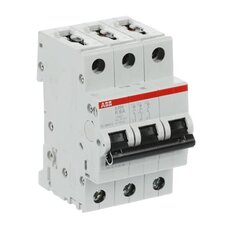S203-K6 3 fázový jistič 6 A char. K 6kA ABB 2CDS253001R0377
