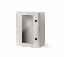 Skříň 49146-T STONE IP55, 600x400x250mm, průhledné dveře, bez montážní desky