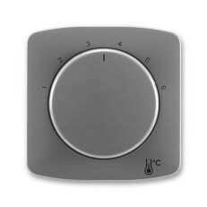 Kryt termostatu s otočným ovládáním, kouřová šedá ABB 3292A-A00300 S2