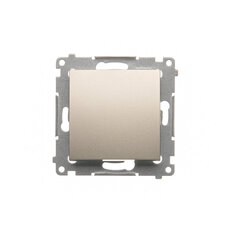 Přepínač střídavý, řazení 6, 10AX, 250V~ zlatá matná, metalizované DW6.01/X/44