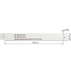 Napájecí zdroj 150W, DC24V, IP20, řízení DALI2 a tlačítko, 2 CH, DT8