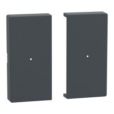 Klapka, Merten System M, pro tlačítkový modul 2násobný, antracit, matný plast