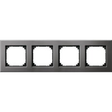 Rámeček M-Elegance 4násobný Rhodium Grey SCHNEIDER 475414