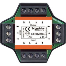 Relé pro vícenásobné ovládání žaluzií, Merten, 2 A, 230V AC, 50Hz 576398