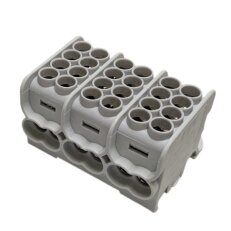 Rozbočovací svorkovnice HLAK25 3P šedá 2xAl/Cu 25mm2+16mm2 1000VAC/1500VDC