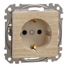 Zásuvka SCHUKO, Bříza,Sedna Design/Elements SCHNEIDER SDD180022U