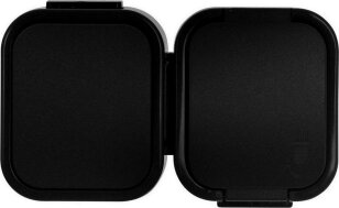 GWN-B2 zásuvka jednonásobná 2p+Z s víčkem + spínač IP54 černá ABEX 9001624