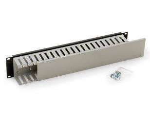 19'' vyvazovací panel 2U jednostranná plastová lišta TRITON RAB-VP-X04-A1