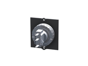 Bachman 917.047 Frame 1xbutton stainless steel, bl