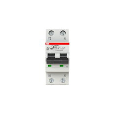 ABB DS201 B25 AC100 kombinace jistič/chránič 2P (1P+N) 25A 100mA B 6kA AC