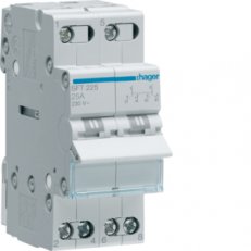 Skupinový přepínač (I-0-II) 2P/25A - výstupní kontakt horem HAGER SFT225