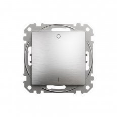 Sedna D/E Spínač dvoupólový ř.2, Leštěný Hliník SCHNEIDER SDD170102