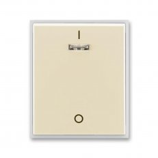 Kryt vypínače s potiskem 3S 3558E-A00933 21 slonová kost/led. bílá Element ABB