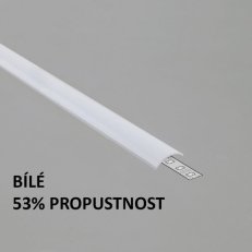 4738336 Plexi KLIK bílé pro FKU65, oblé, 2m FKU65-PBO-KLIK-2M