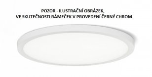 HUE R 17 zápustná černý chrom 230V LED 18W 3000K RENDL R12766