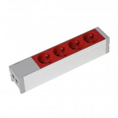 PODLAHOVÝ ZÁSUVKOVÝ BLOK 4X2P+T NEZÁMĚNNÁ LEGRAND 073404