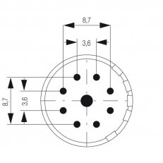 kontakt SAI-M23-SE-9-F WEIDMÜLLER 1224490000