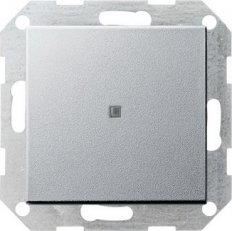 Tlačítkový ovládací spínač System 55 F hliník GIRA 012426